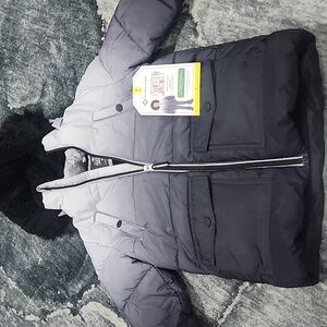 Mountain Peak Kids Gray Puffer Jacket